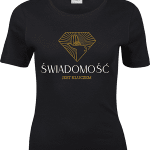 Mindful Streetwear T-Shirt "Świadomość jest kluczem"