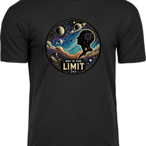 Koszulka męska premium „Sky Is The Limit” - Vibes Goods
