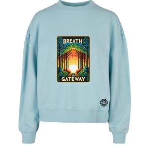 breath bluza damska niebieska