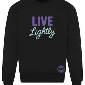 Bluza premium oversize 440 g „Live Light” - Vibes Goods