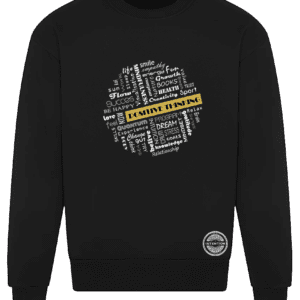 Bluza męska oversize 300 g „Positive Thinking” - Vibes Goods