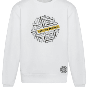 Bluza premium oversize 440 g „Positive Thinking” - Vibes Goods