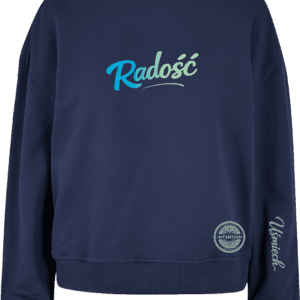 Krótka Bluza Damska Oversize „Radość” 300 g/m² | Stan: RADOŚĆ | Vibes Goods®