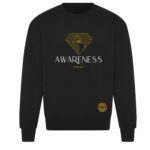Bluza Premium Oversize 440 g „Awareness is the Key” – Vibes Goods