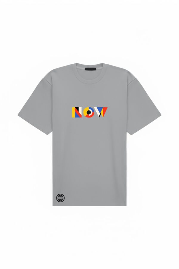 Koszulka oversize NOW - obecnosc Vibes Goods grey