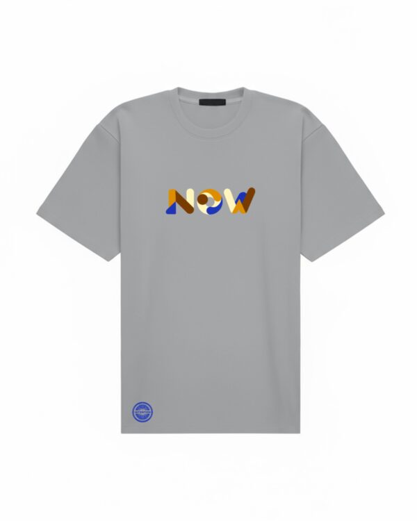 Koszulka oversize „NOW” unisex - Vibes Goods