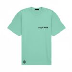 Koszulka oversize stayCALM mindfulnes piasek