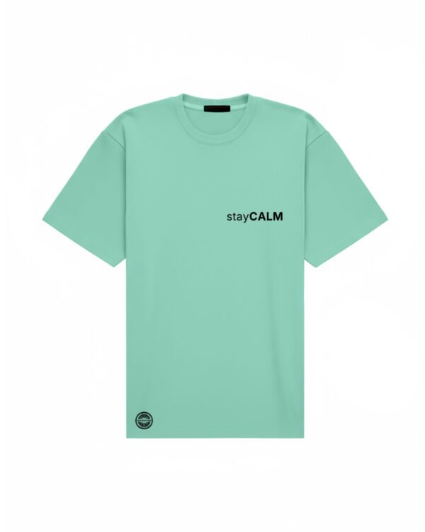 Koszulka oversize stayCALM mindfulnes piasek